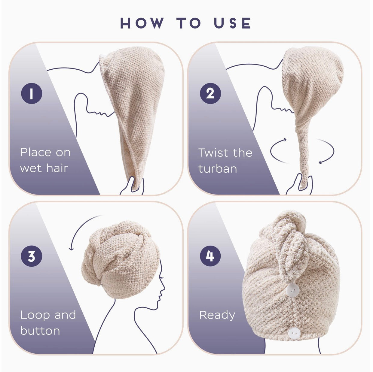 Revolutionary Hair Towel Wrap for Women