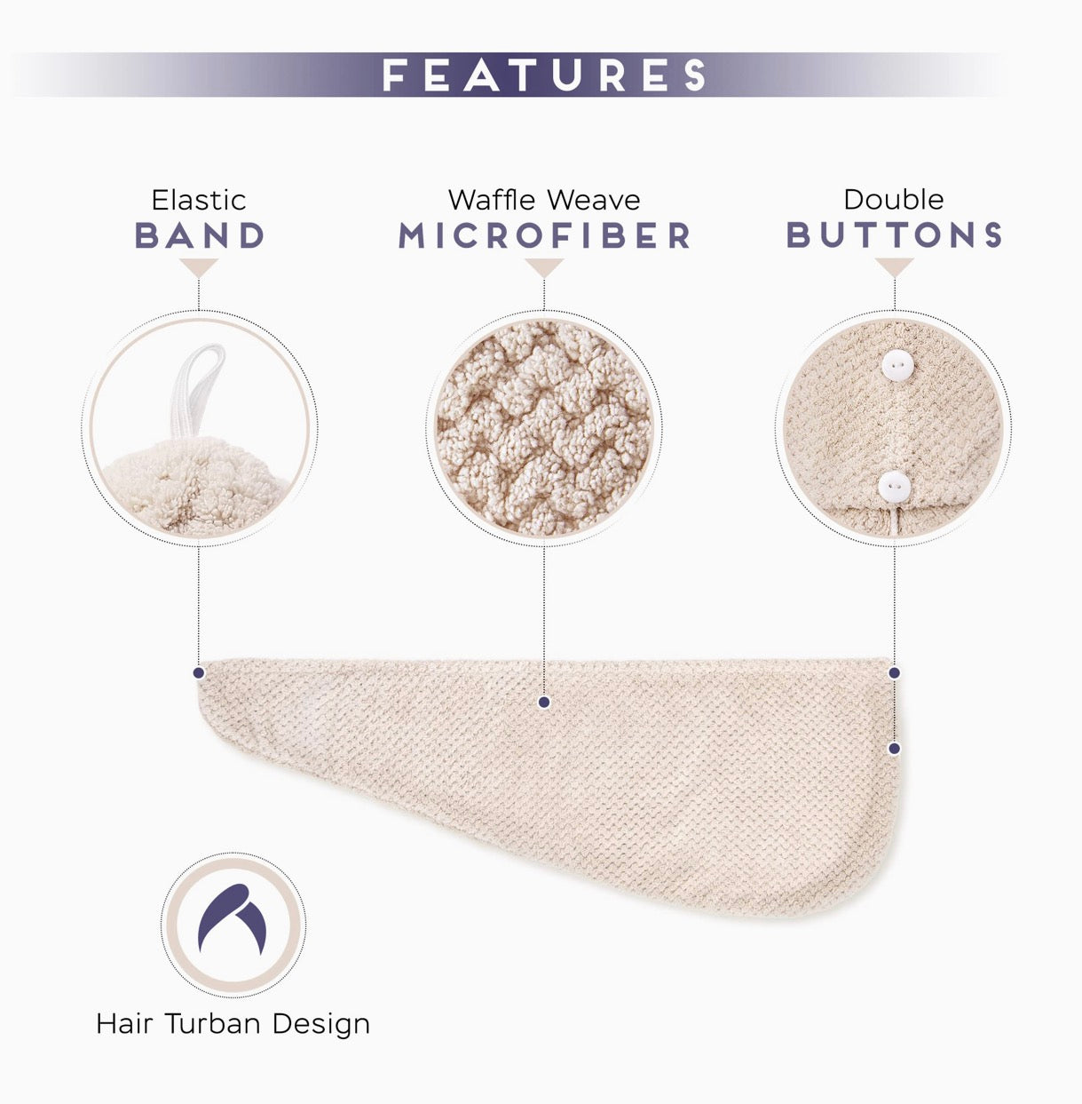 Revolutionary Hair Towel Wrap for Women